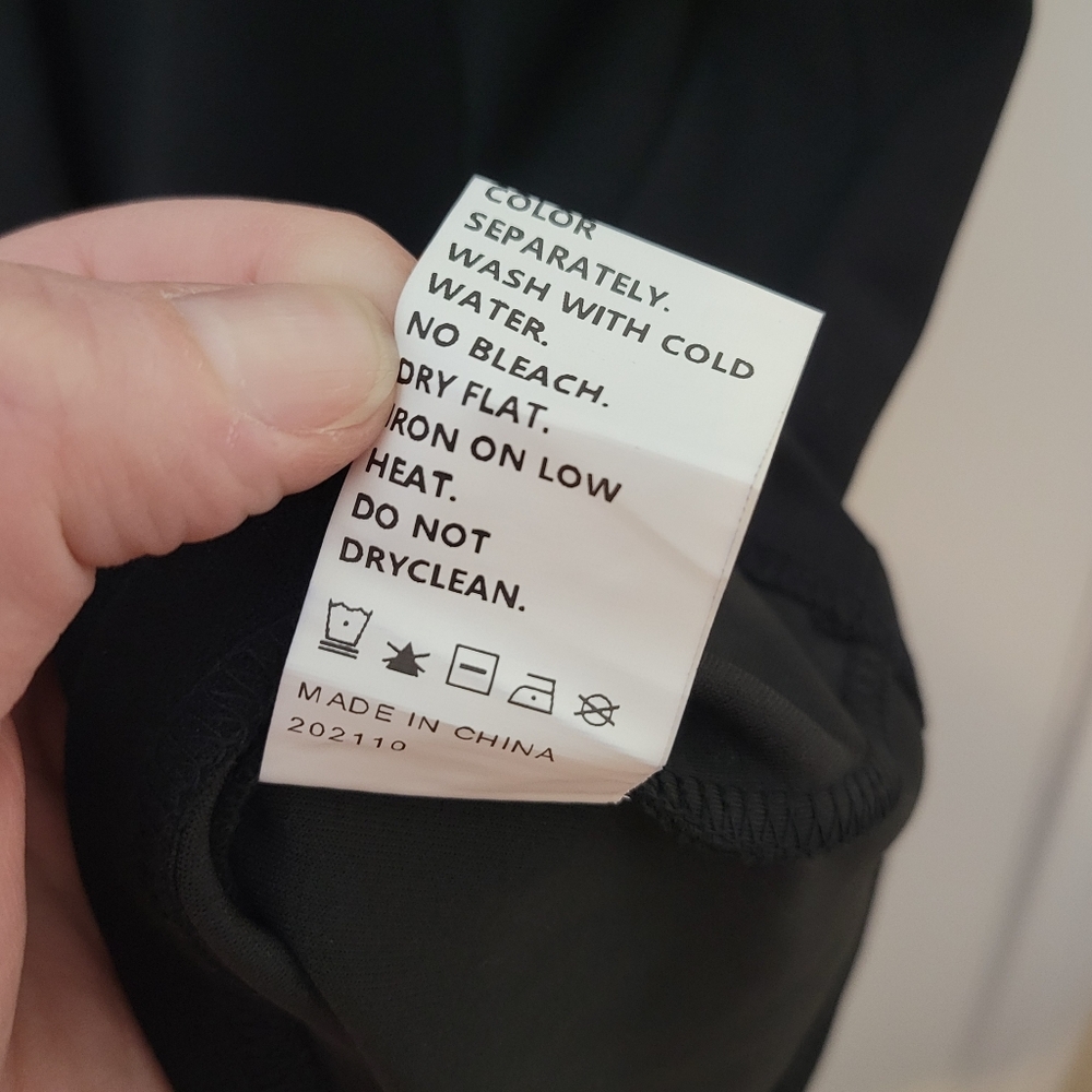 PatPat Black Double-Breasted Puff Sleeve Dress - Picture 11 of 16